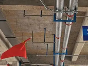 红山管廊支架的安装方法